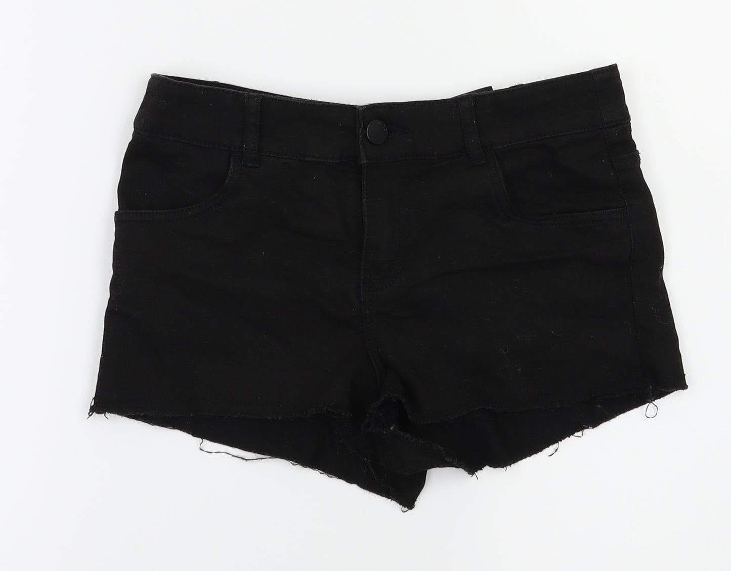Preworn Womens Black   Hot Pants Shorts Size 4