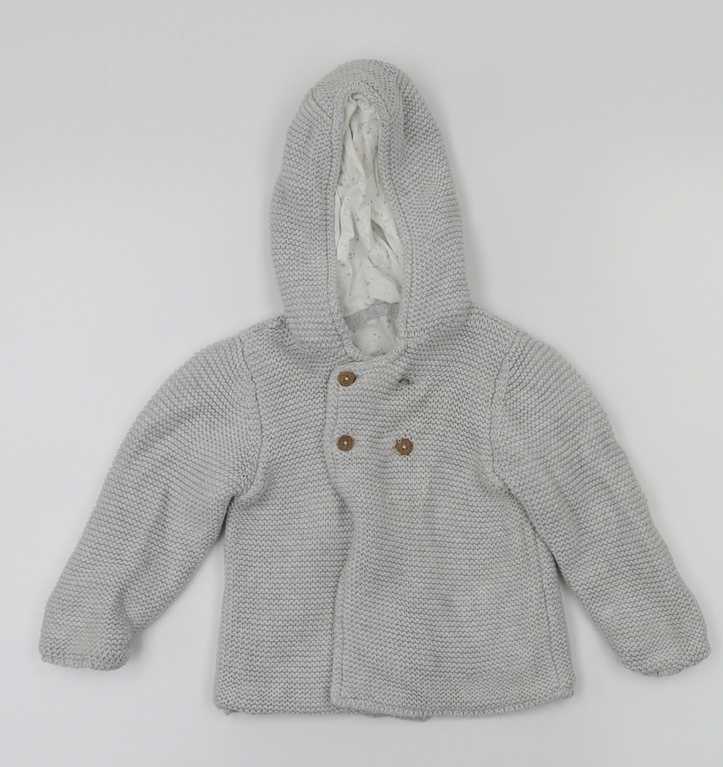m&s  Grey   Basic Jacket Coat Size 12-18 Months
