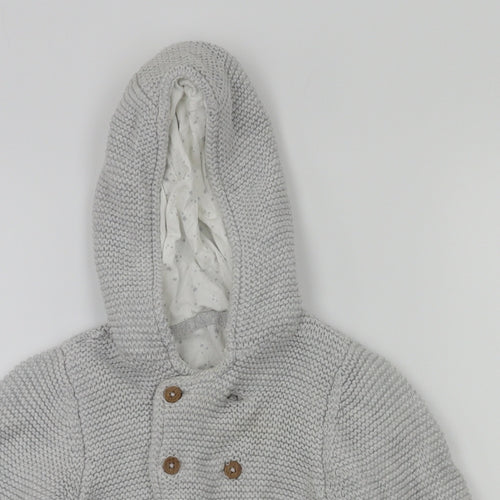 m&s  Grey   Basic Jacket Coat Size 12-18 Months