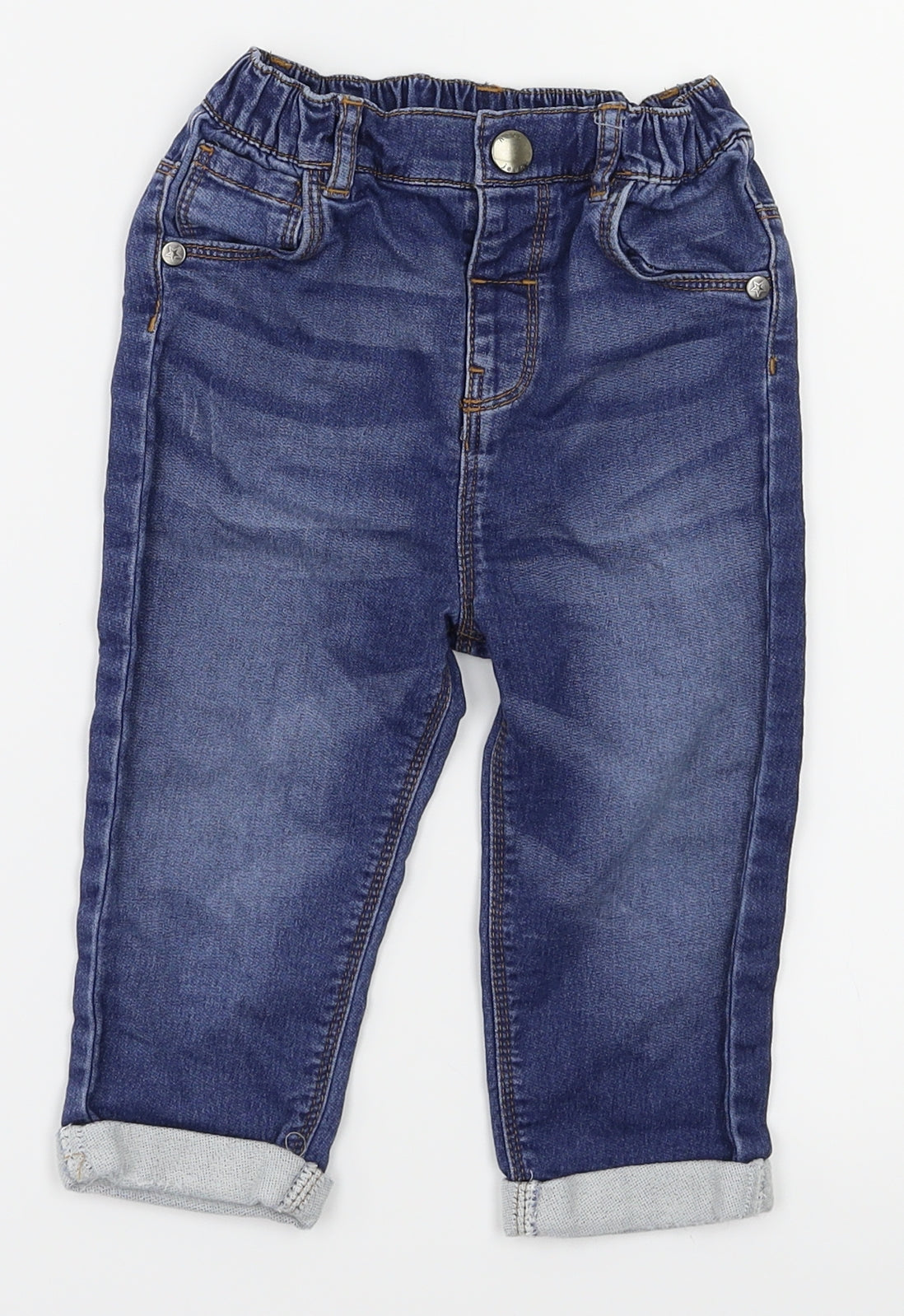 next  Girls Blue   Cargo Jeans Size 12-18 Months