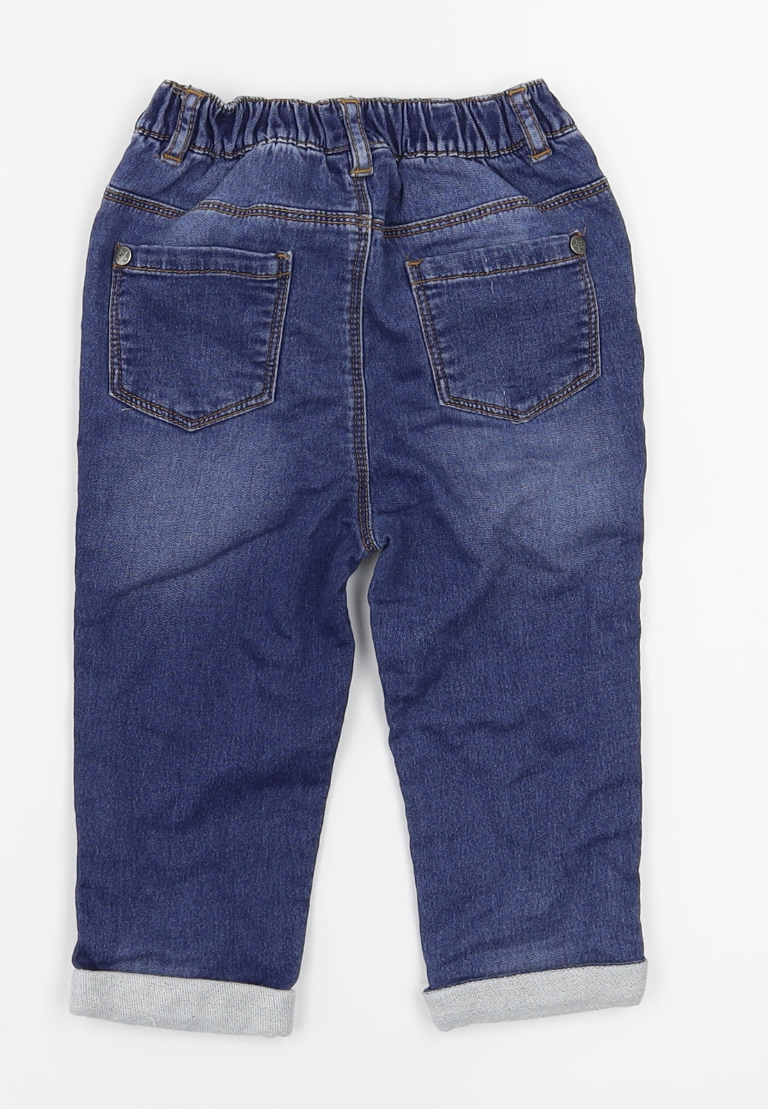 next  Girls Blue   Cargo Jeans Size 12-18 Months