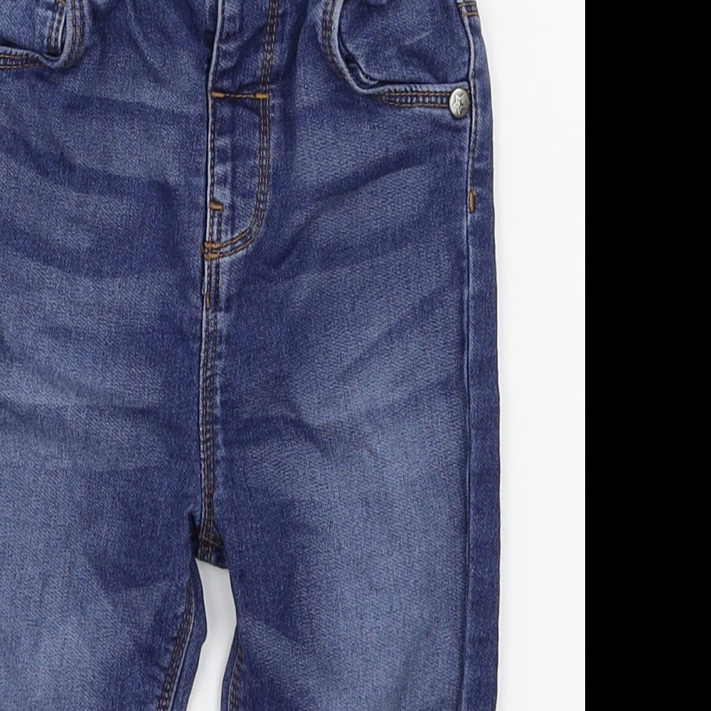 next  Girls Blue   Cargo Jeans Size 12-18 Months