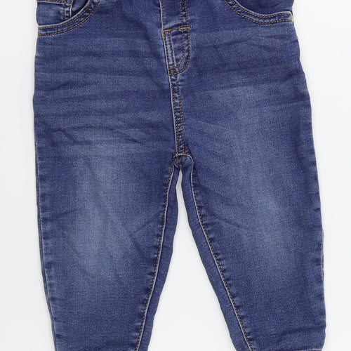 NEXT Girls Blue   Cargo Jeans Size 12-18 Months
