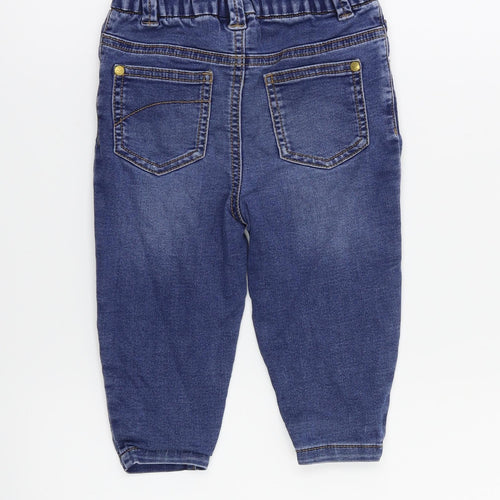NEXT Girls Blue   Cargo Jeans Size 12-18 Months