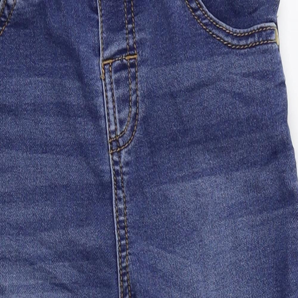 NEXT Girls Blue   Cargo Jeans Size 12-18 Months