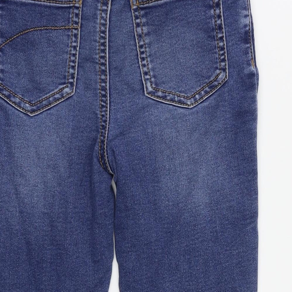 NEXT Girls Blue   Cargo Jeans Size 12-18 Months