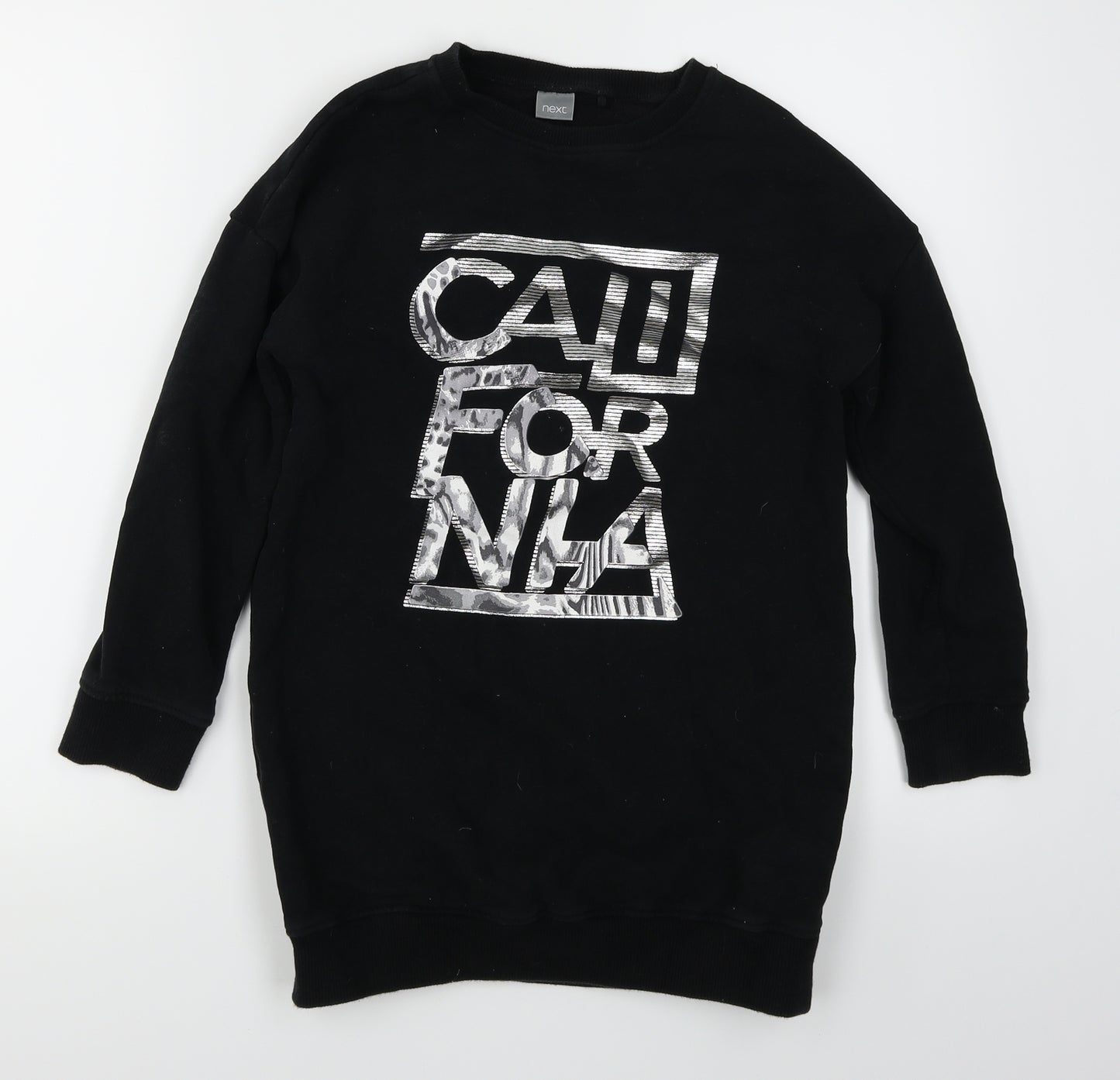 NEXT Girls Black   Jumper Dress  Size 10 Years