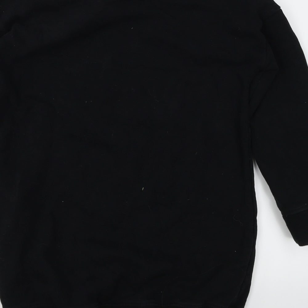 NEXT Girls Black   Jumper Dress  Size 10 Years