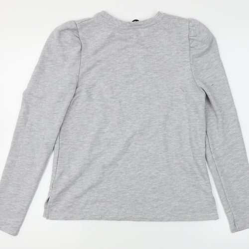 F&F Womens Grey   Basic T-Shirt Size 8