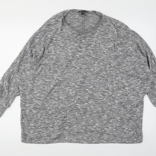 New Look Womens Grey   Pullover Jumper Size M