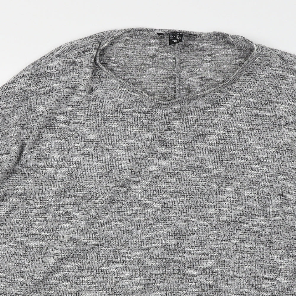 New Look Womens Grey   Pullover Jumper Size M