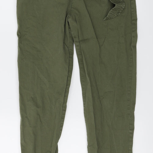 LOGG Womens Green   Cargo Trousers Size 4 L27 in