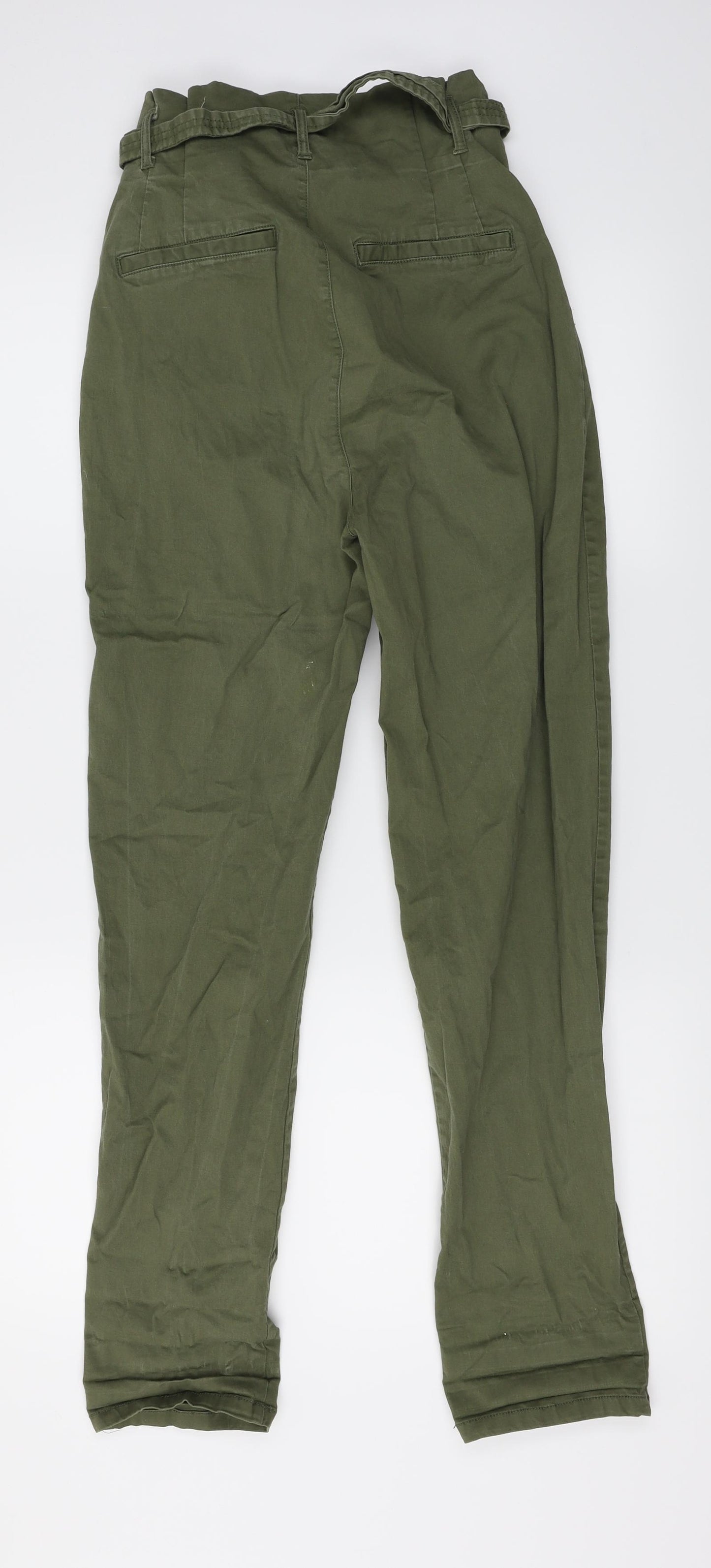 LOGG Womens Green   Cargo Trousers Size 4 L27 in