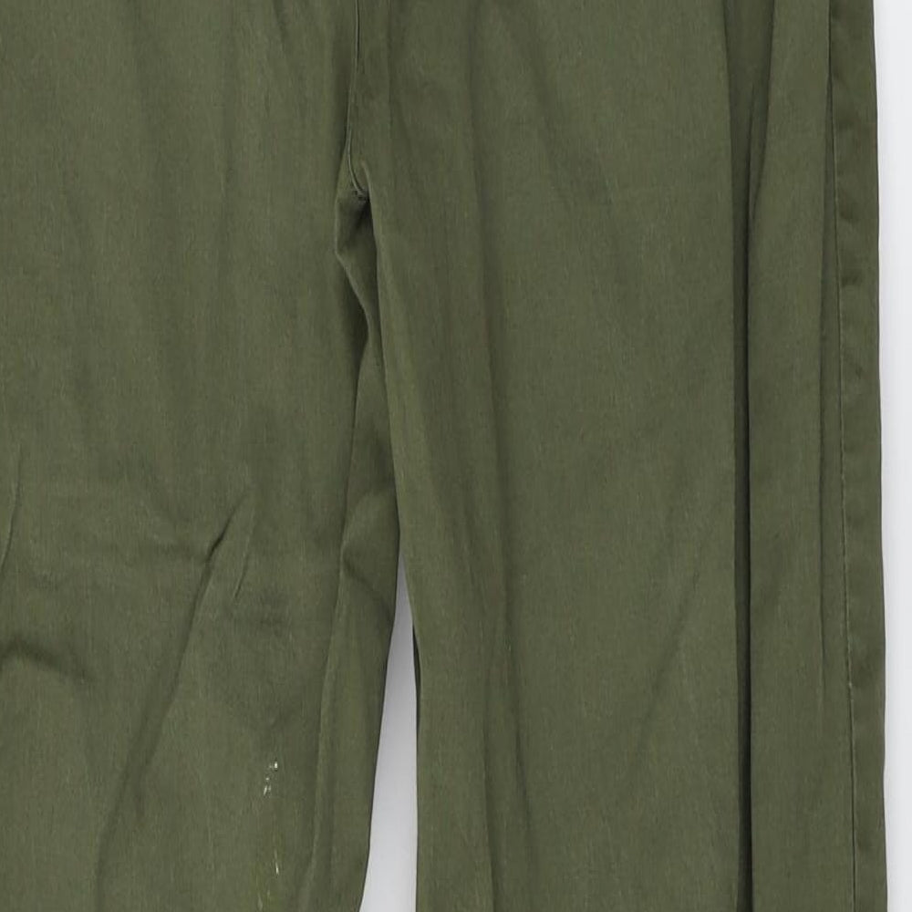 LOGG Womens Green   Cargo Trousers Size 4 L27 in
