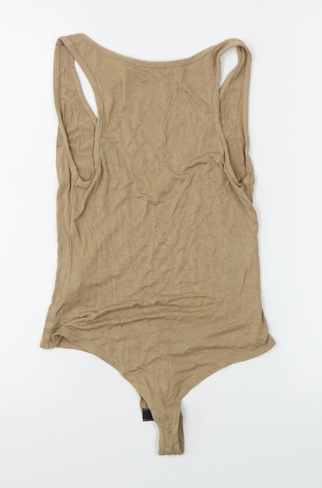 Pretty Little Thing Womens Brown   Bodysuit One-Piece Size 6