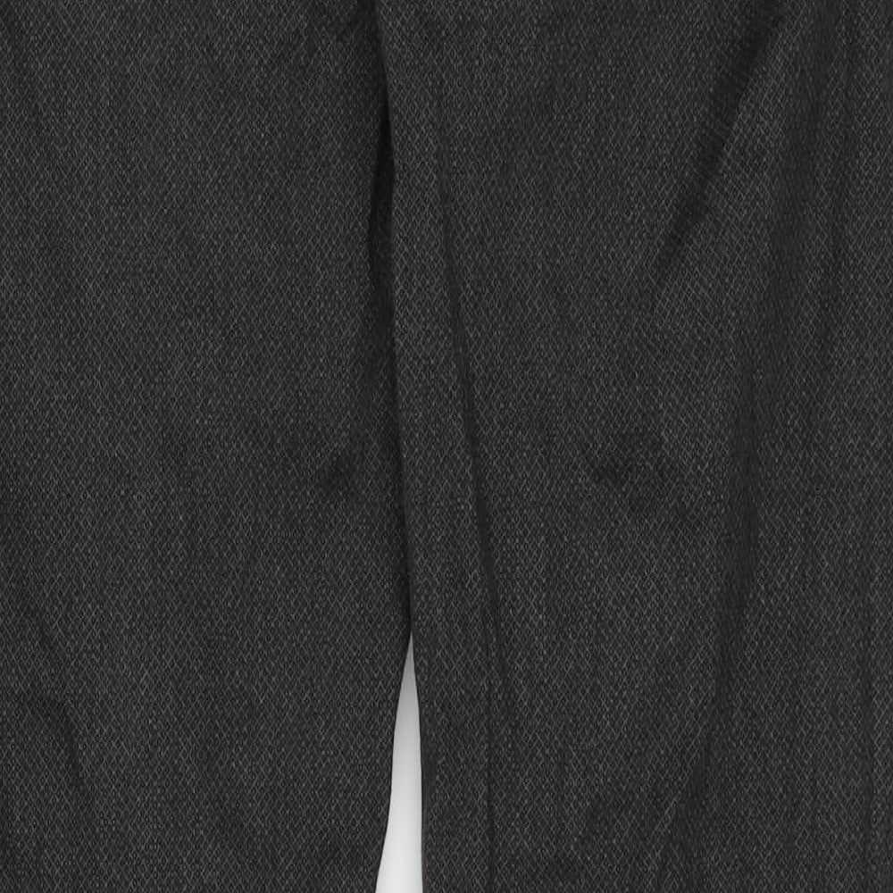 Easy Mens Grey Argyle/Diamond  Trousers  Size 34 in L29 in