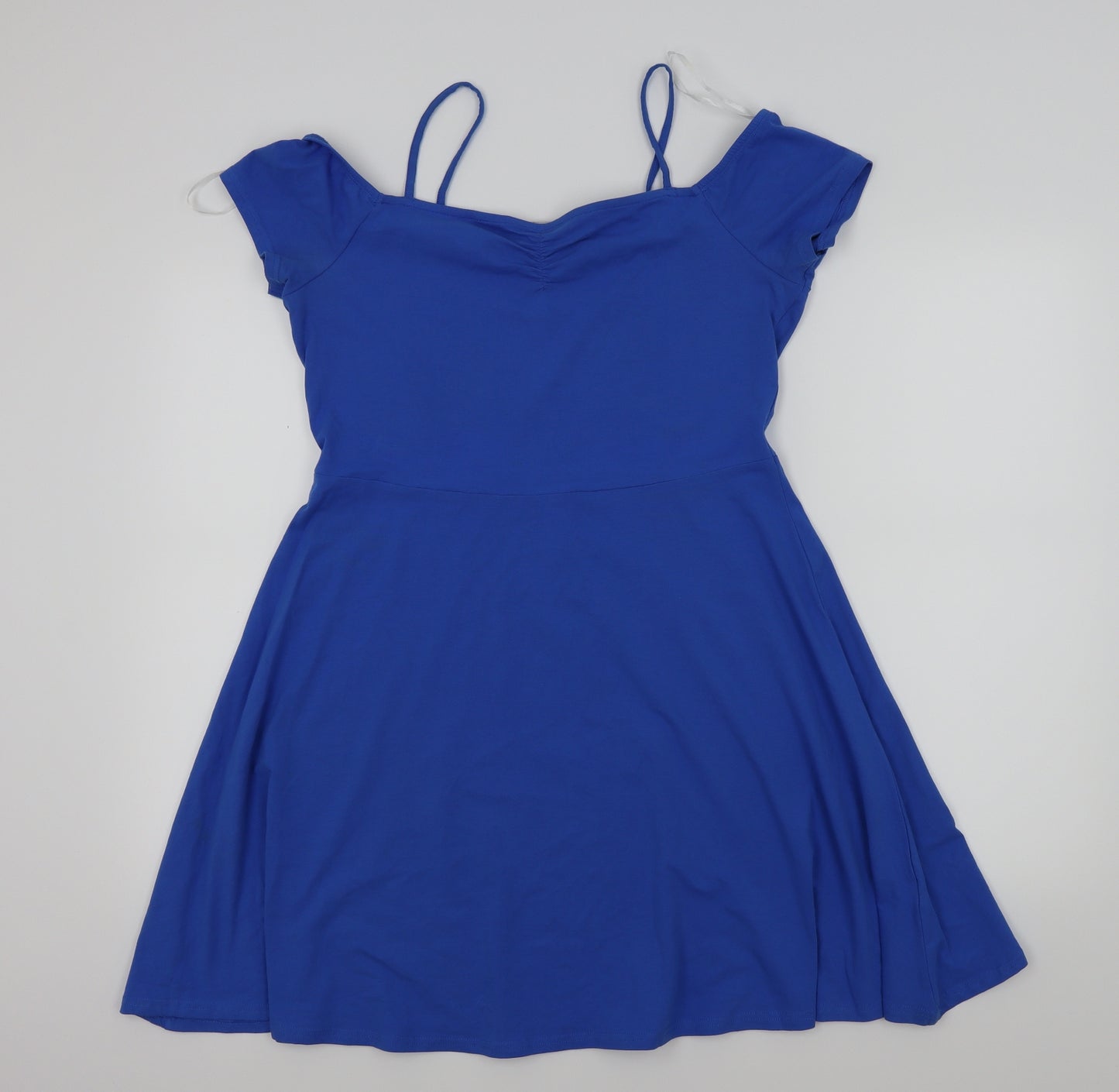New Look Womens Blue   Skater Dress  Size 16