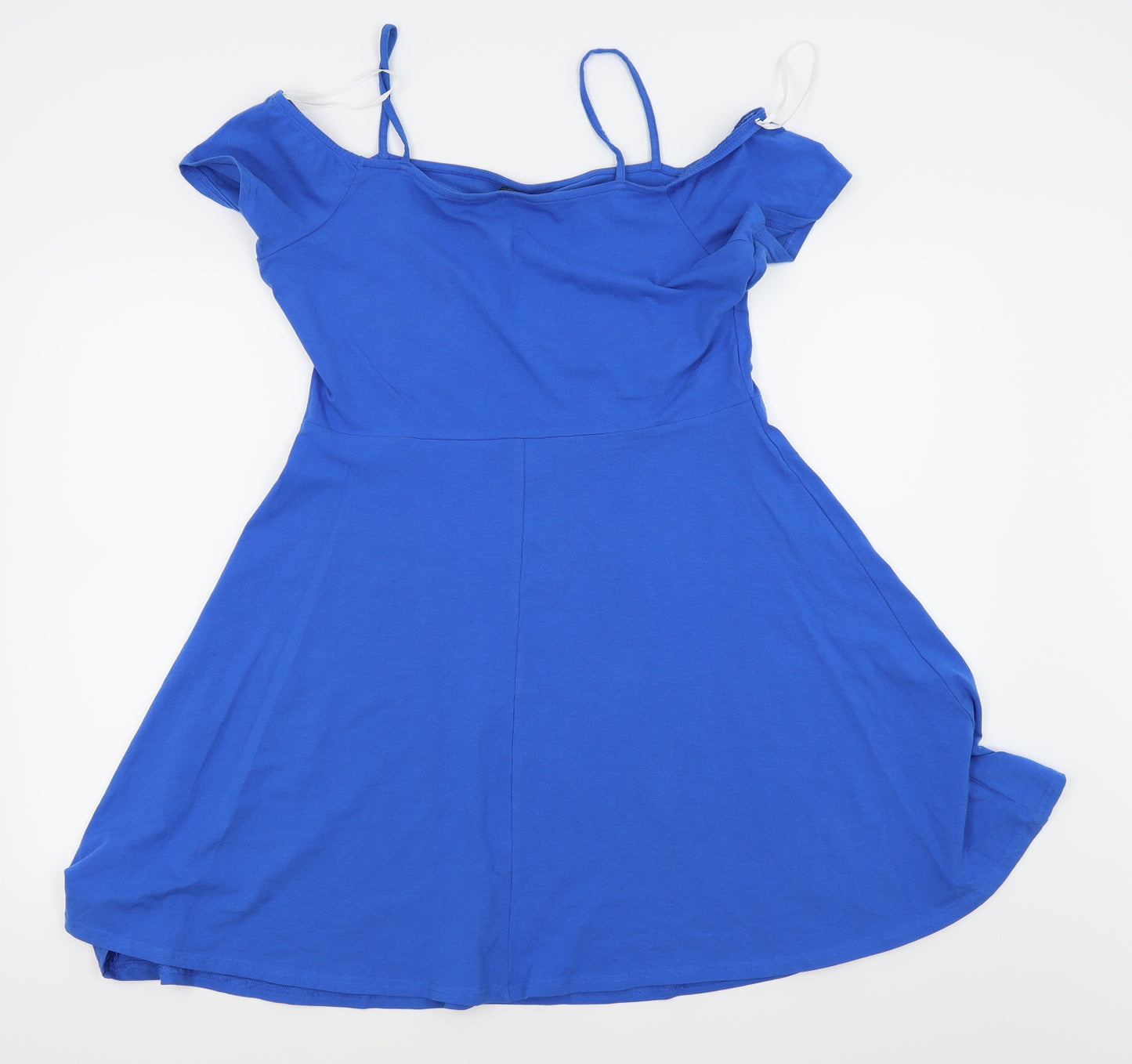 New Look Womens Blue   Skater Dress  Size 16