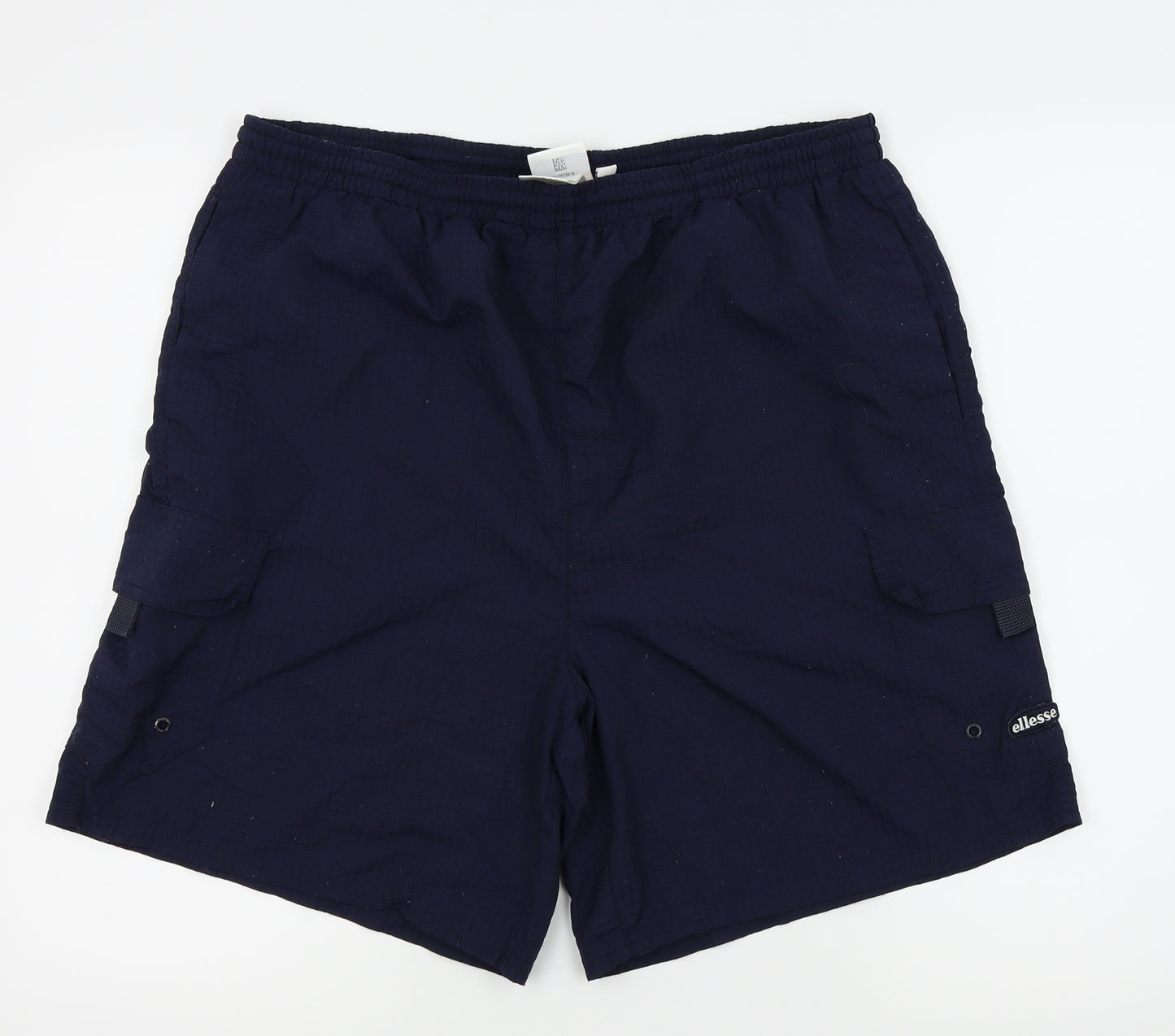 ellesse Mens Blue   Cargo Shorts Size XL