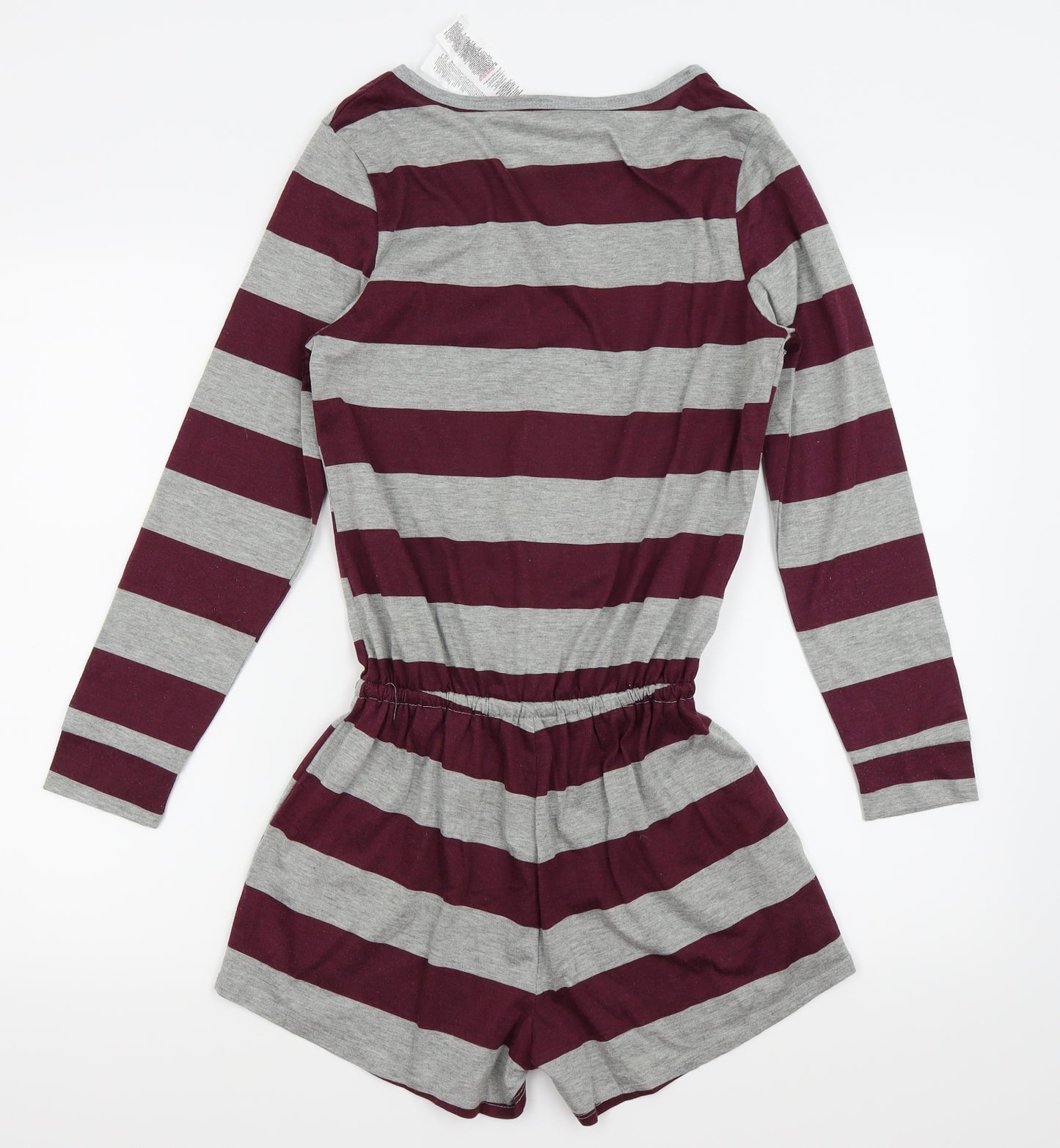 Preworn Womens Grey Striped  Cami One Piece Size 6