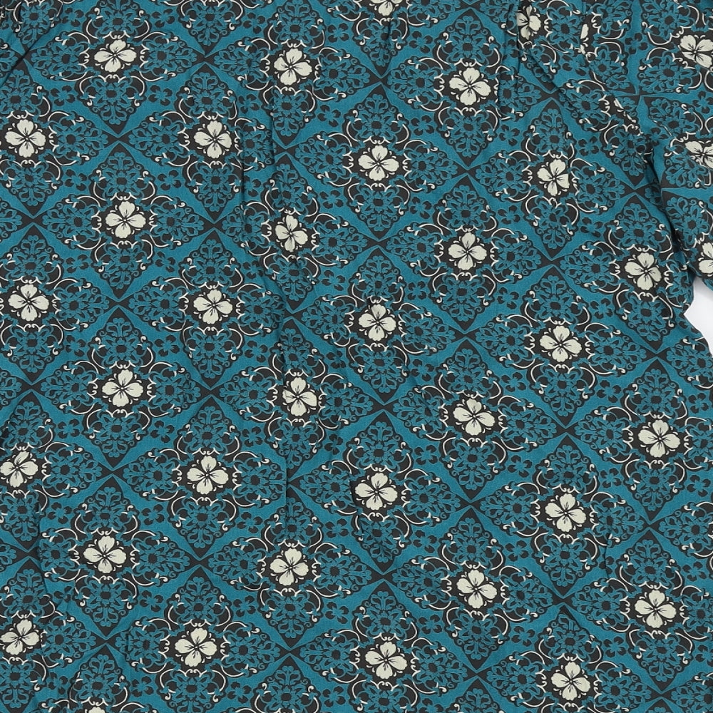 the collection by debenhams Womens Green Floral  Basic Blouse Size 16