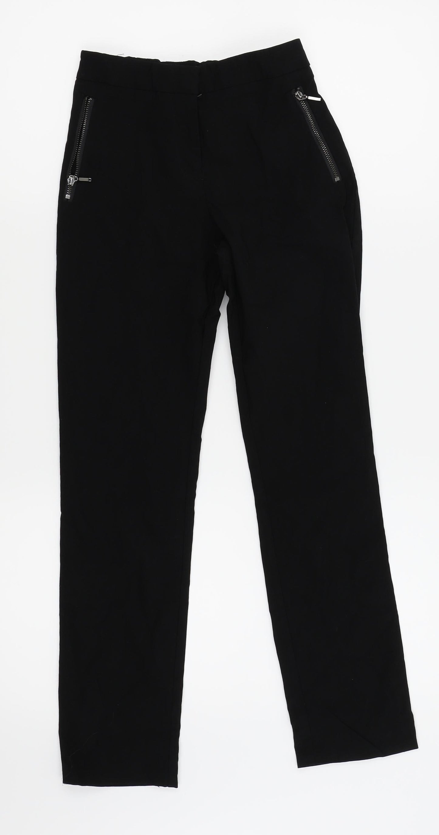 F&F Girls Black Ikat  Jegging Trousers Size 10-11 Years