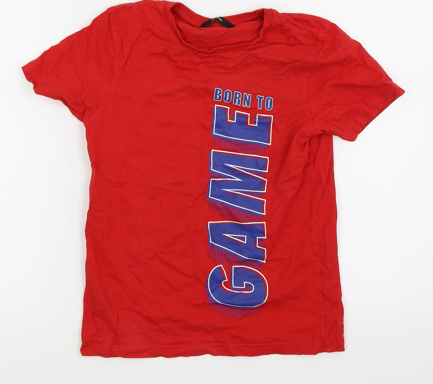 Asda George Boys Purple   Basic T-Shirt Size 3-4 Years