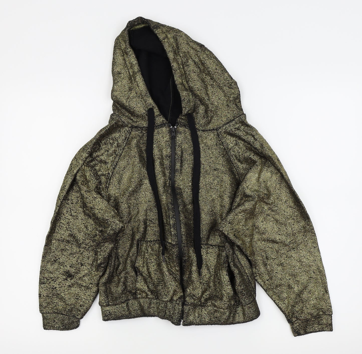 PYREX Womens Gold   Full Zip Jumper Size XS
