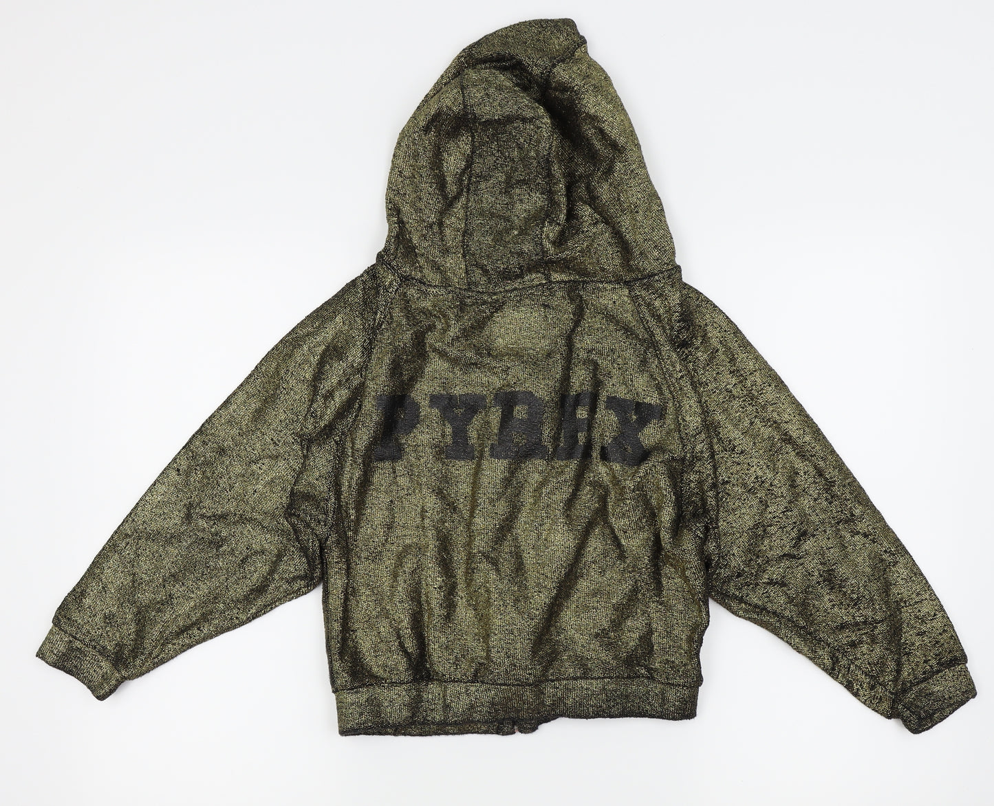 PYREX Womens Gold   Full Zip Jumper Size XS