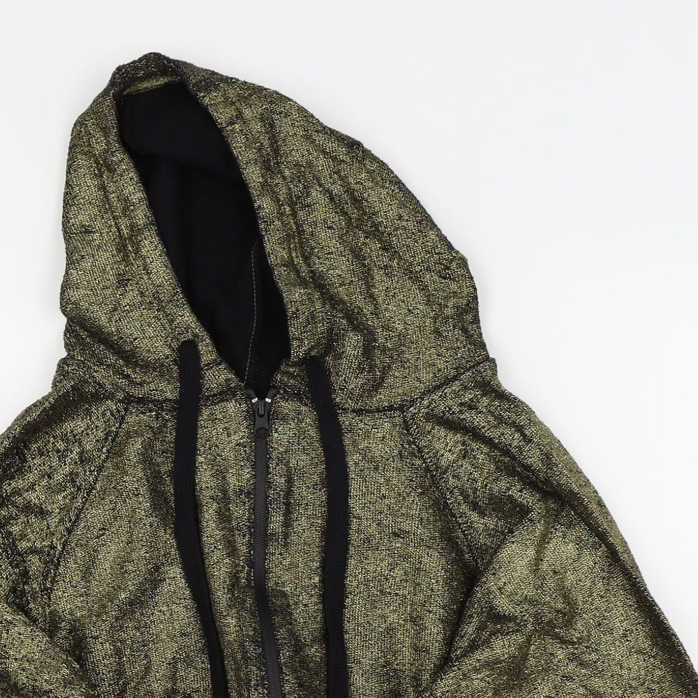 PYREX Womens Gold   Full Zip Jumper Size XS