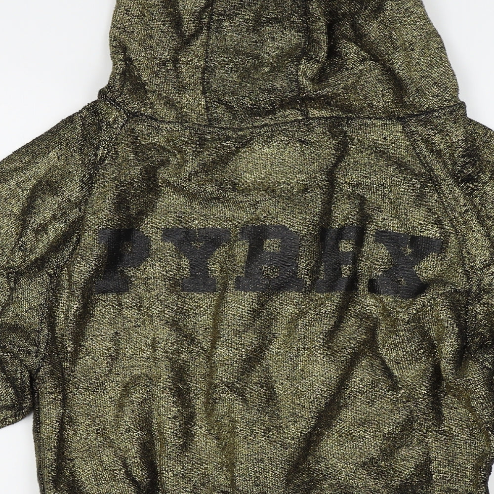 PYREX Womens Gold   Full Zip Jumper Size XS