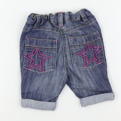 NEXT Girls Black   Cargo Trousers Size 3-6 Months