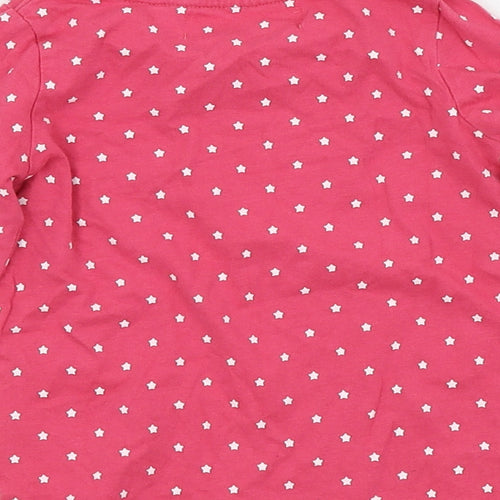 Minoti Girls Pink   Basic T-Shirt Size 18-24 Months
