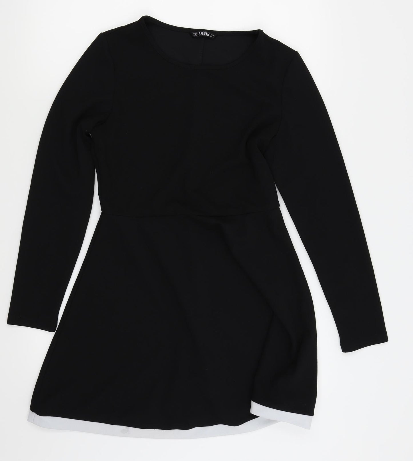 SheIn Womens Black   Skater Dress  Size M