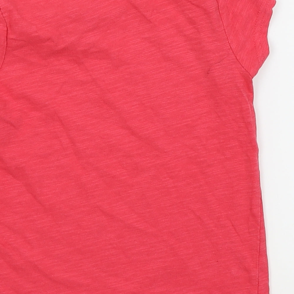 Asda George Girls Pink   Basic T-Shirt Size 3-4 Years