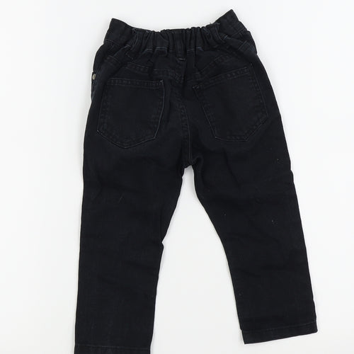 Asda George Boys Black   Skinny Jeans Size 2-3 Years