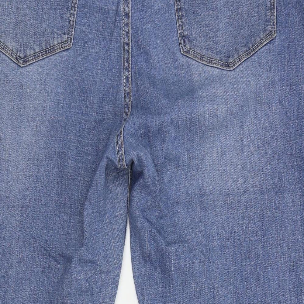 F&F Womens Blue   Cropped Jeans Size 18 L20 in