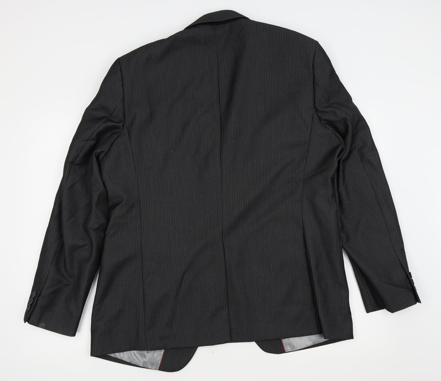 Good Souls Mens Black Striped  Jacket Suit Jacket Size 34