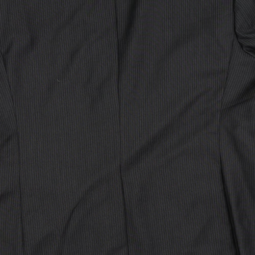 Good Souls Mens Black Striped  Jacket Suit Jacket Size 34