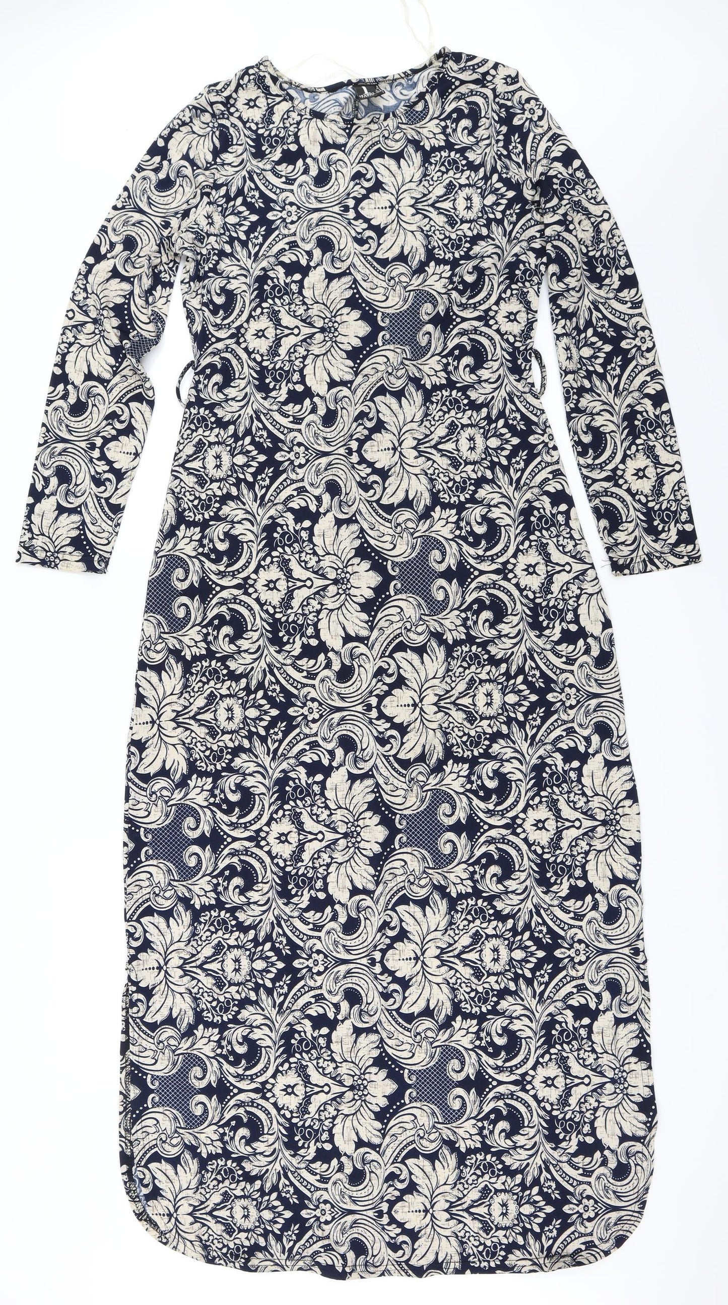 Izabel London Womens Blue Floral  Maxi  Size 8