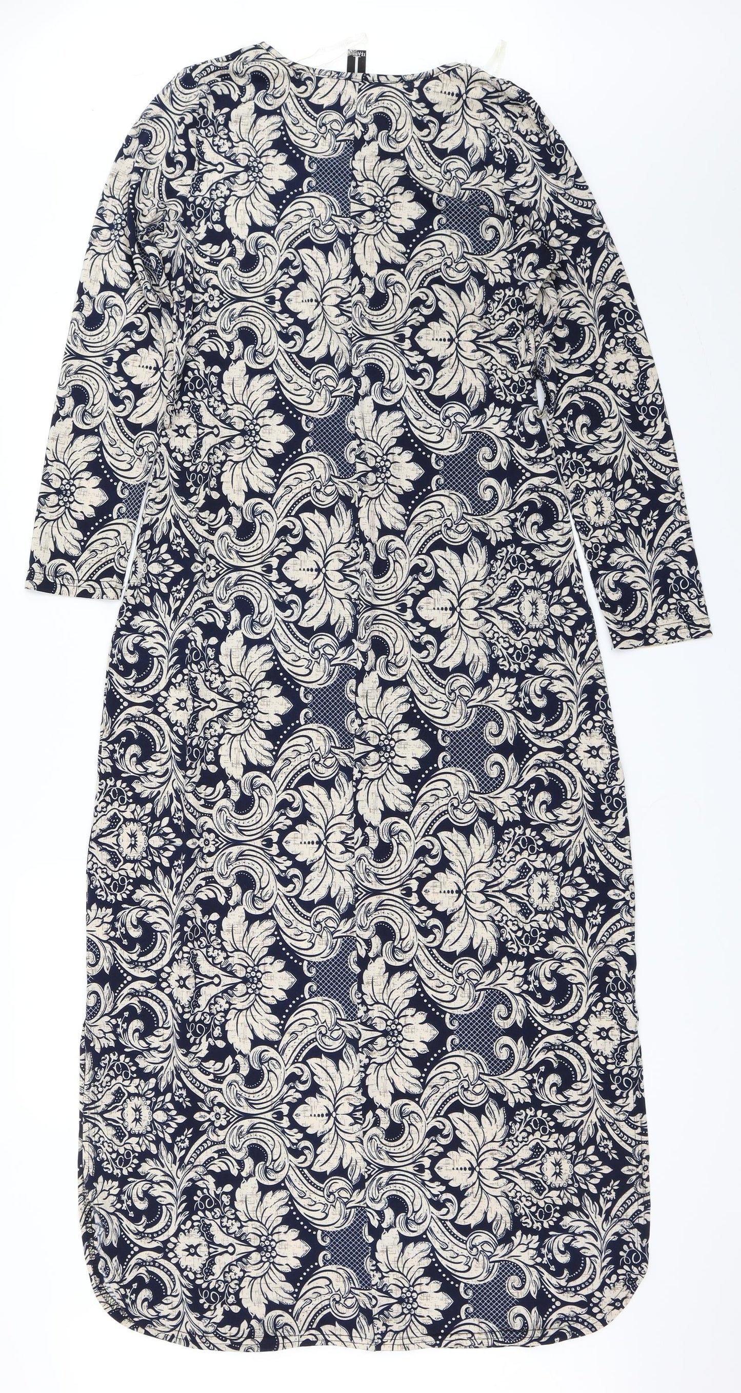 Izabel London Womens Blue Floral  Maxi  Size 8