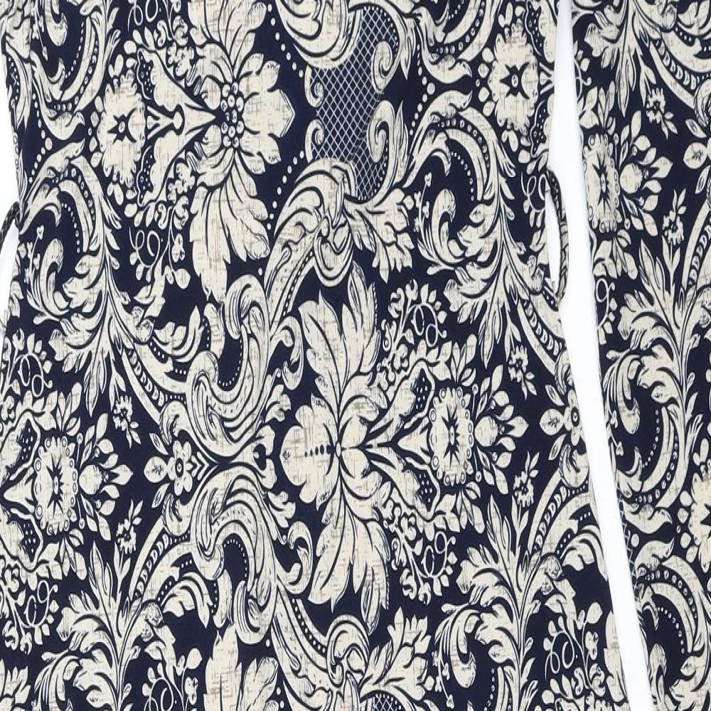 Izabel London Womens Blue Floral  Maxi  Size 8