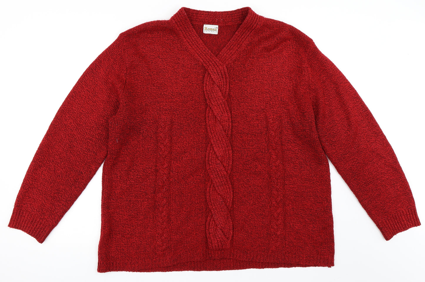 Roman Originals Womens Red   Pullover Jumper Size L
