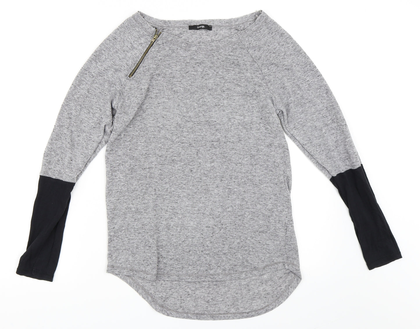 George Womens Grey   Basic T-Shirt Size 12
