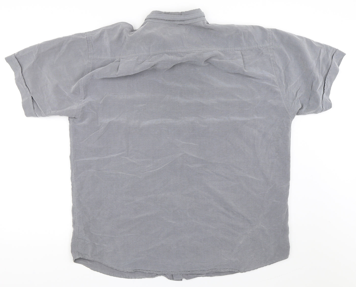 Berkertex Mens Grey    Button-Up Size L