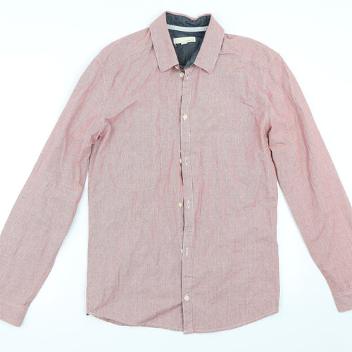 SUIT Mens Red    Button-Up Size S