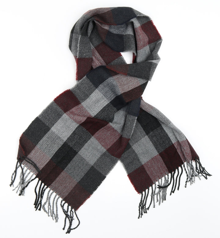 Cedar Wood State Mens Grey   Scarf  One Size