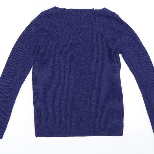 Marks and Spencer Womens Blue   Pullover Jumper Size 10