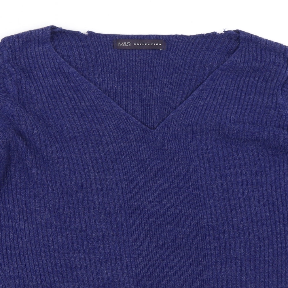 Marks and Spencer Womens Blue   Pullover Jumper Size 10