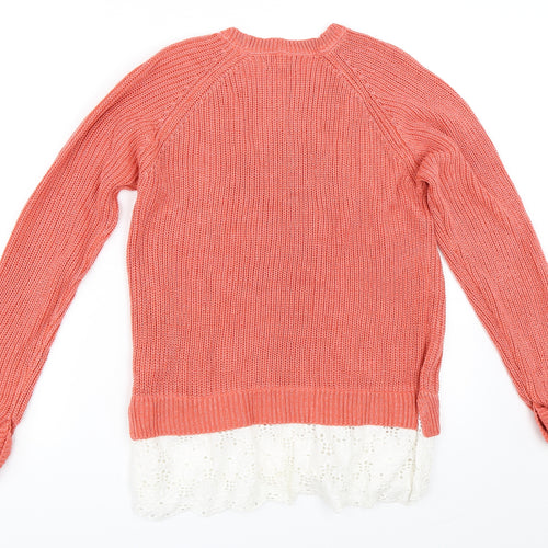 Papaya Womens Pink   Pullover Jumper Size M